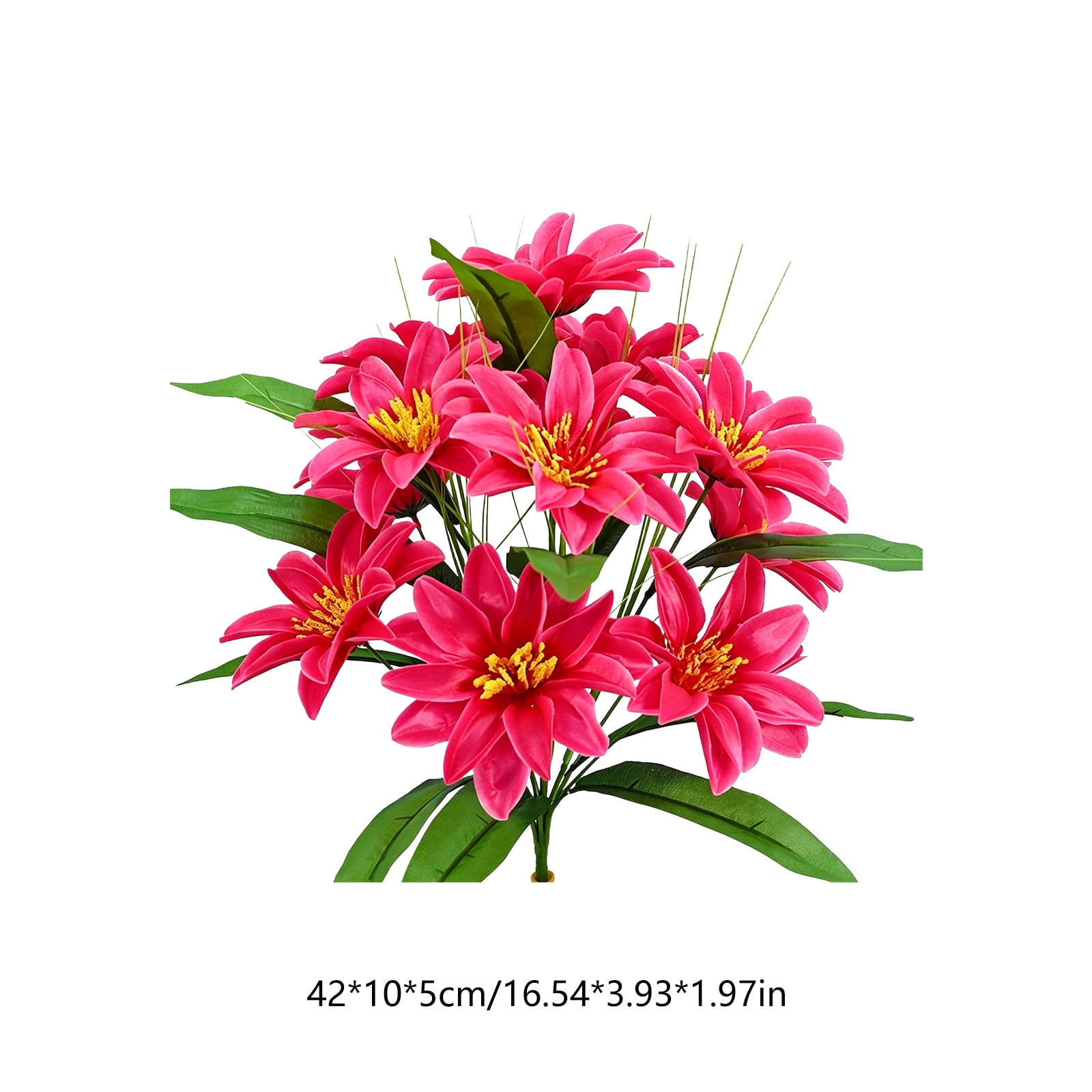 Werulen 12 Head Peony Artificial Flower Bouquet Realistic Full Bloom Vibrant,Home Living Room Table Wedding Decor,Faux Floral Bouquet,Table Decor Piece,Home Floral Accessory