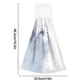 thumbnail image 3 of 2 Pieces Bathroom Towels Kitchen Towels Velcro Hand Wipes Dish Cloths & Dish Towels Washroom Towels Face Towel Hand Wipes Cute White Ragdoll Cat, 3 of 7