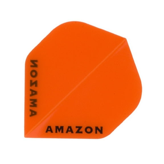 5 Sets (15 Flights) Amazon Orange Red Clear Ex-Tough Dart Flights - 100 Micron