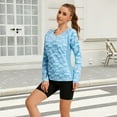 thumbnail image 5 of Bassdash Women‘s UPF 50+ Wrinkle-free Fishing Shirt Long Sleeve V Neck Breathable Sun Protection T-shirt for Hiking SR01W, 5 of 7