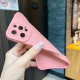thumbnail image 5 of Compatible with iPhone 12 Pro Max Case 6.7", Slim Soft Silicone Cute Plated Heart Pattern Full Camera Protection Shockproof Phone Case for Women Girls (Pink), 5 of 13