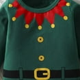 thumbnail image 6 of Mercatoo Newborn Baby Girl Christmas Outfit The Baby Who Stole Christmas Romper Flared Pants Headband Clothes for Twin Baby Girls, 6 of 8
