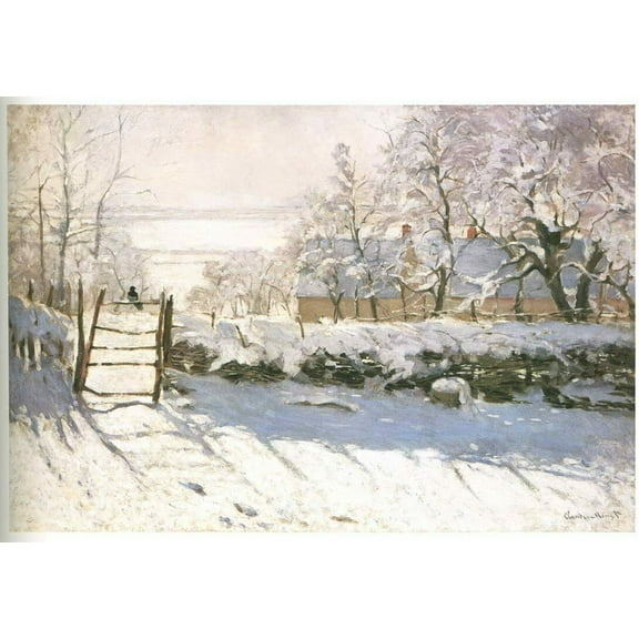 The Magpie-Monet - CANVAS OR FINE PRINT WALL ART