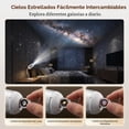 thumbnail image 4 of 2-in-1 Galaxy Projector Night Light, USB Starry Sky Night Light Projector for Bedroom, Mini LED Ceiling/Wall Projection Lamp with 360° Rotation, for Adults Gifts(5 Projection Films), 4 of 8