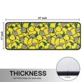 thumbnail image 5 of Kitchen Rugs Sets Of 2,Yellow Lemon Fruit Slices Anti Fatigue Kitchen Mat Rugs Non Slip Washable,Decorative Kitchen Floor Mats for Kitchen,Sink,Laundry,17"x47"+17"x47", 5 of 5