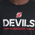 thumbnail image 4 of Men's Fanatics Black New Jersey Devils Authentic Pro Rink Tech T-Shirt, 4 of 7