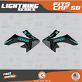 thumbnail image 2 of Kalair GFX Graphics Kit for Honda CRF50 (2004-2012) Lightning Series, 2 of 5