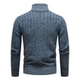 thumbnail image 3 of KelaJuan Men Half Zip Sweater Lightweight Solid Color Long Sleeve Knitted Jumper Fall Casual Pullovers Tops for Streetwear, 3 of 5