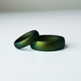thumbnail image 3 of Northern Lights Green Breathable Silicone Ring for Men and Women 4mm Bandwidth, 3 of 8