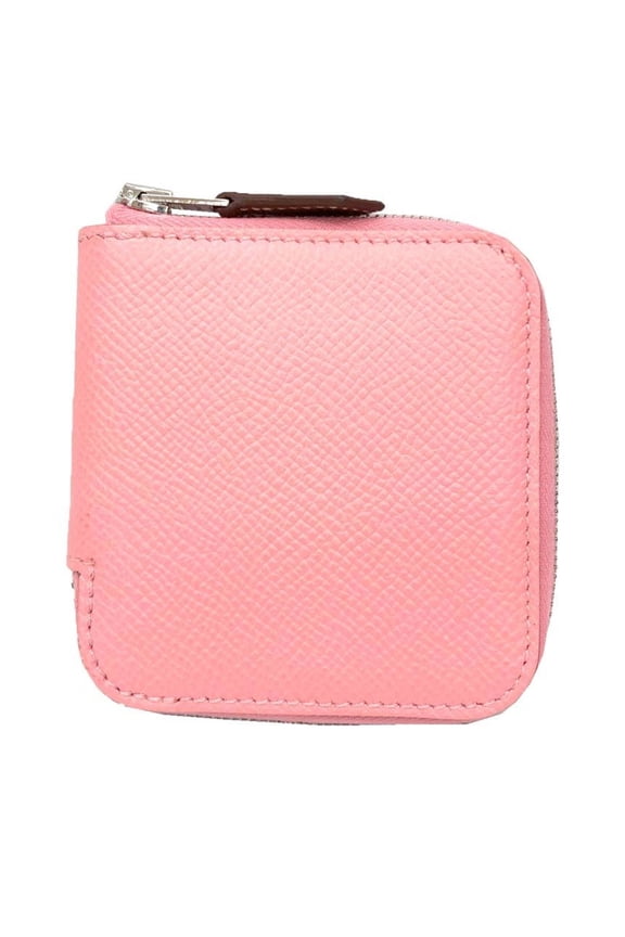 Pre-Owned HERMES Azap Compact Mini Silk-in Coin Case, Bride's de Gala a Pois Polka... (Good)
