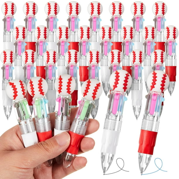 Bolígrafo Kosiz Baseball Party Favors Sport 4 en 1 de 0,5 mm x 24
