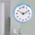 thumbnail image 5 of Oumij Reloj de Pared de Ba?o a Prueba de Agua, Espejo de Ventana de Succión de Pared Reloj de Ducha de Ba?o Accesorios de Ba?o(Azul) Amonsee No, 5 of 5