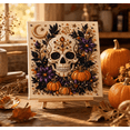 thumbnail image 6 of Halloween Ghost Pearl Art DIY Kit, Ghost Diamond Painting Craft Kit with Crystal Pearl Beads, Cute Ghost Diamond Art for Adults & Kids, Halloween Home Wall Decor, Fall DIY Gift, 6 of 7