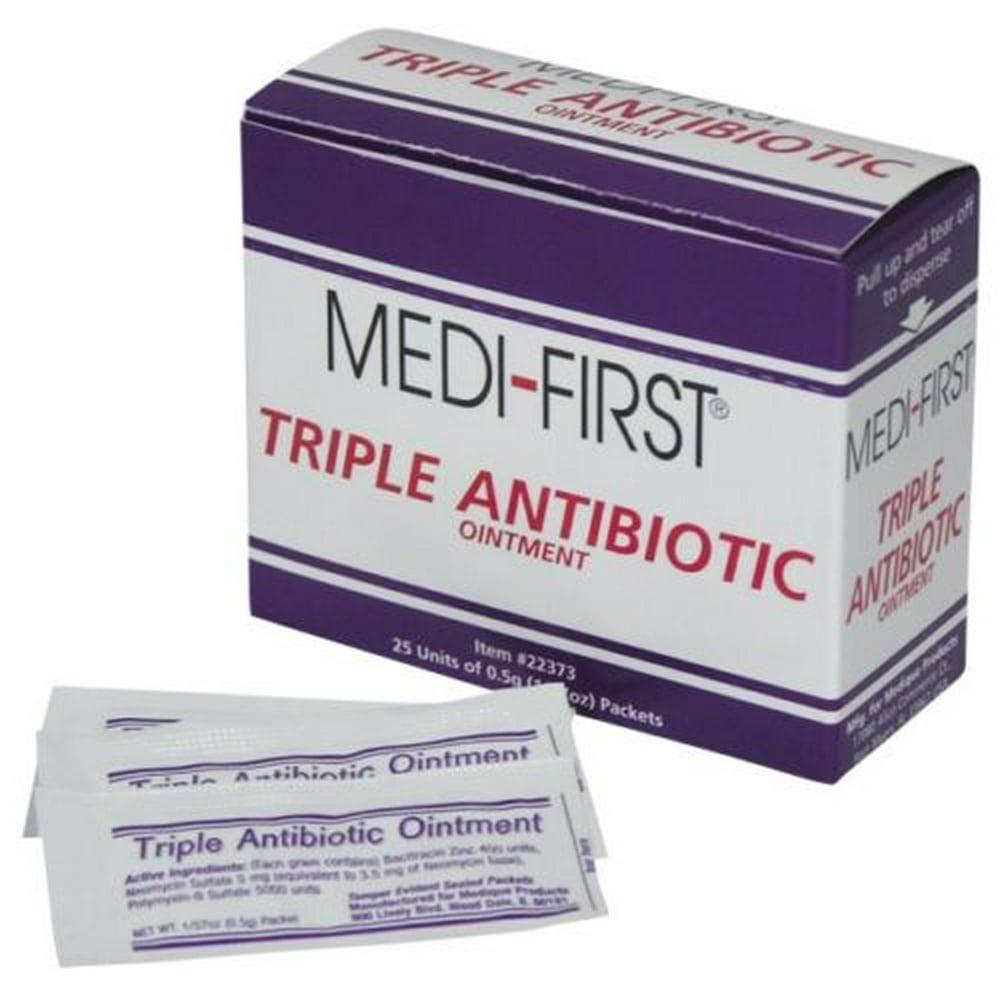 Triple Antibiotic Ointment 0.5g packet 2 Boxes 50 packets MS60772