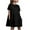 Z1-Black-kids summer dresses, variant on MKOSPLRT Cotton Linen Dresses for Girl Short Sleeve Crew Neck Tshirt Dress Solid Loose Fit Mini Dress Casual Summer Beach Dress with Pocket