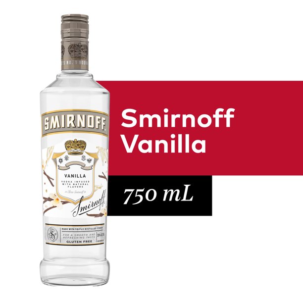 Smirnoff Vanilla Vodka Infused With Natural Flavors 750 Ml Bottle Walmart Com Walmart Com