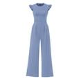 thumbnail image 1 of Mono PRETTYGARDEN de Verano para Mujer, Elegante, Azul Gris, Talle XL, 1 of 6