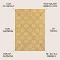 thumbnail image 3 of JONATHAN Y TUSCAN SUN 5 x 8 Area Rug, Amora Traditional Mediterranean Tile Design - Yellow/Cream, TSN206C-5, 3 of 7