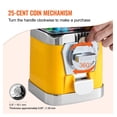 thumbnail image 4 of Gumball Machine for Kids, 17" Candy Dispenser, Coin Operated, PC Bubble Gum Machine for Home, Game Rooms & Toy Stores - Yellow, 4 of 6