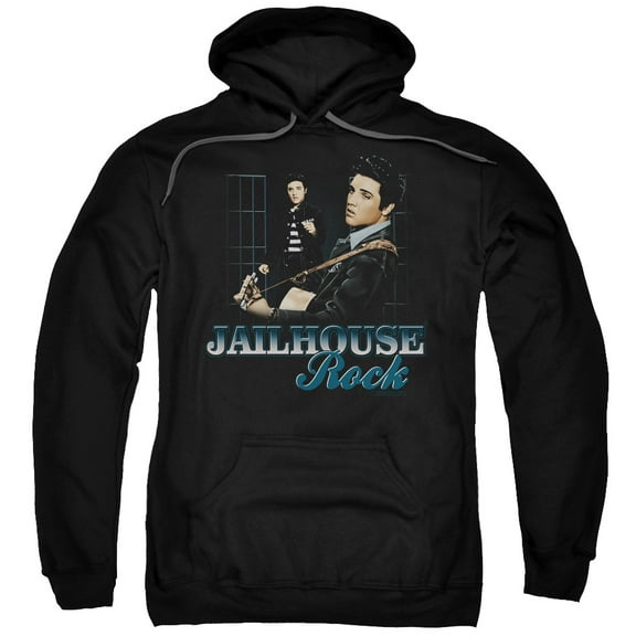 Elvis Presley Jailhouse Rock Pullover Hoodie Sweatshirt Black