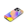 thumbnail image 3 of DesignSkinz Scratch-Resistant Hard Slim Case Compatible with iPhone 16 Pro (Compatible with MagSafe) - Abstract Neon Wave V4, 3 of 9