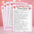 thumbnail image 1 of Juego GOLRMC Trivia del Día de San Valentín Set de 25 Cartas, 1 of 7