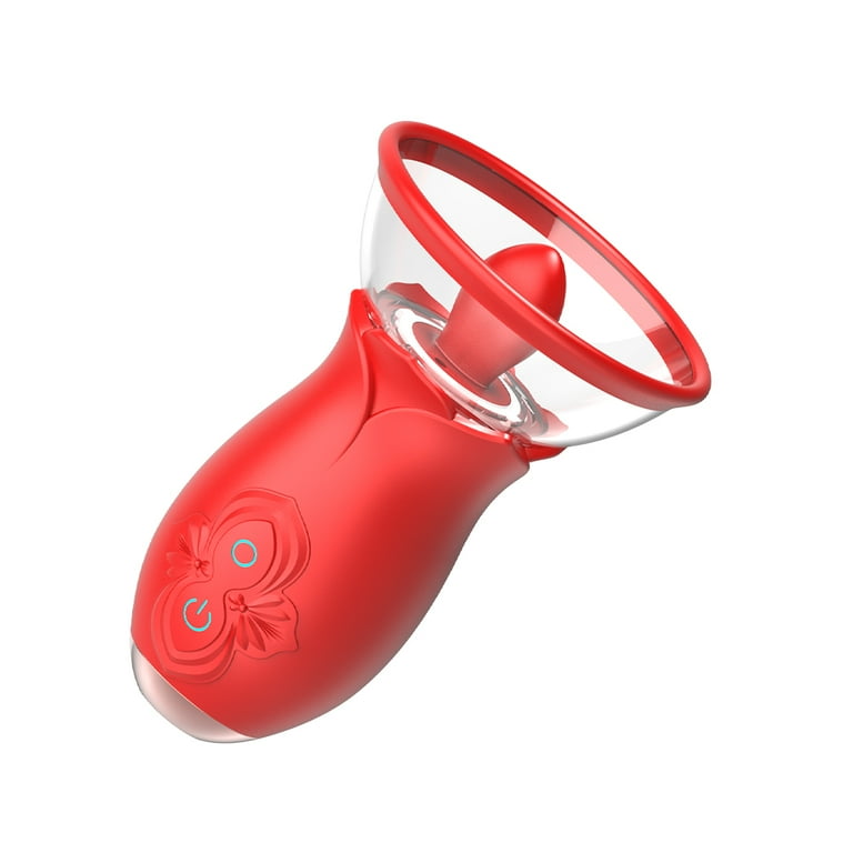 The Rose Toy with Tongue for Women Red-OOTYEMO