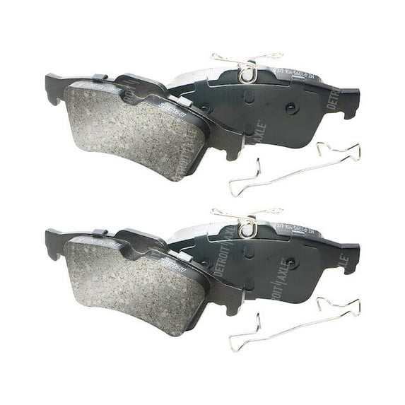 Rear Brake Pad Set - Compatible with 2004 - 2011 Saab 9-3 2005 2006 2007 2008 2009 2010