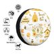 thumbnail image 4 of Balery Farm Bee Cute Honey Cubiertas para Neumáticos - Protector Resistente para Neumáticos de Camioneta, SUV, Remolque, Camper y RV-16 inch, 4 of 6