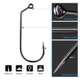 thumbnail image 4 of 100pcs Fishing Hooks High Carbon Steel Barbed Hooks Extra Strong Hooks, 4 of 6