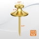 thumbnail image 2 of 60 Clavos de Doble Cabeza para Colgar Cuadros, Colgadores de Pared Sin Clavos, Chinchetas para Pared, Dorados, 2 of 5