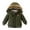 Green, variant on Toddler Boy Winter Coat Boys Puffer Jacket with Pocket Zip up Winter Hoodies Coat Windproof Warm Outwear Windbreaker Ski Jacket for Teen 90/L