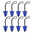 thumbnail image 1 of 8 Piezas Universal Goma Kayak Infernal Tapón con Cordones Azul, 1 of 1