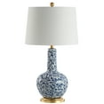 thumbnail image 3 of JONATHAN Y Chinois 30" Ceramic/Iron Classic Cottage LED Table Lamp, Blue/White, JYL5051A, 3 of 7
