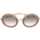 thumbnail image 3 of Miu Miu Sunglasses Women Pink Round MU 08RS TV14K0, 3 of 5