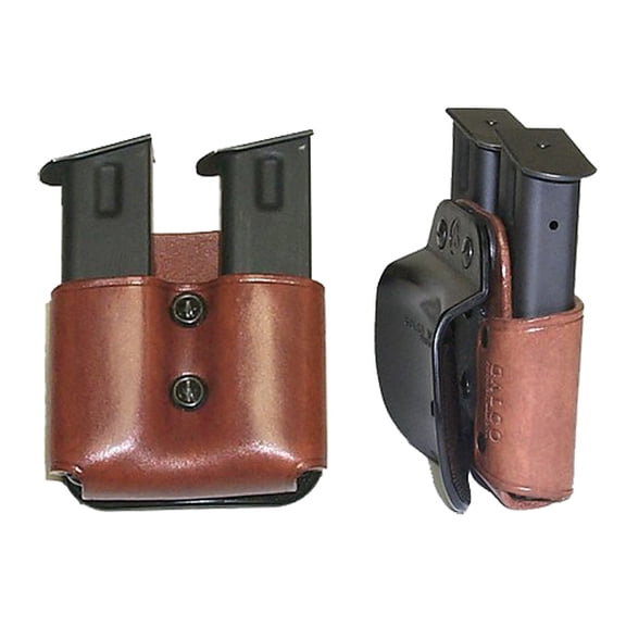 GALCO DOUBLE MAG PADDLE 22B FITS BELTS UP TO 1.75" BLACK LEATHER