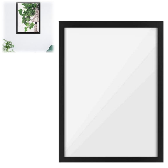 Picture Frame Modern Black Matte Wall Mount Art Display Wall Gallery Photo Frames