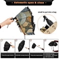 thumbnail image 5 of Koi Fish Pattern Extra Large Automatic Umbrella, UV Protection, Waterproof, Auto Open and Close, 5 of 7
