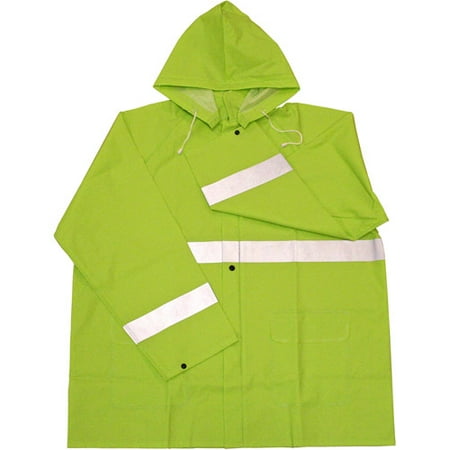 Green Raincoat - Fluorescent Green 35mm Rain Jacket
