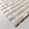 thumbnail image 4 of Azulejos para pared de cocina con mosaico de nácar y conchas naturales sin costuras en arco, 4 of 5