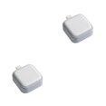 thumbnail image 4 of Injueey Pastillero de 4 rejillas, estuche de almacenamiento para tableta, organizador divisor de viaje portátil, contenedor de pastillas, blanco Blanco 2piezas Injueey CBP170078, 4 of 6