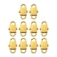 thumbnail image 2 of 10 paquetes de cierres acortadores de longitud de bolsa hebillas de bolsa ajustables hebilla de gancho Clip hebillas de Clip de Metal mujeres DIY para oro Macarena Acortador de cadena, 2 of 8