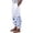 Blue, variant on White Linen Pants For Women Polka Dot Print High Waisted Casual Palazzo Trousers Wide Leg Loose Summer Beach Trousers With Pockets S