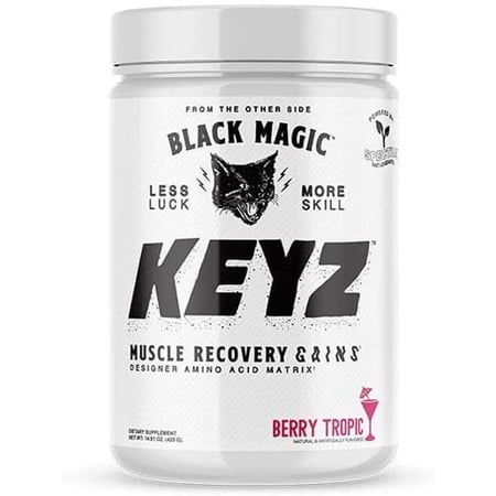 Black Magic Supply Keyz Muscle Recovery Gains - Amino Acid Matrix Powder - Berry Topic - 420g