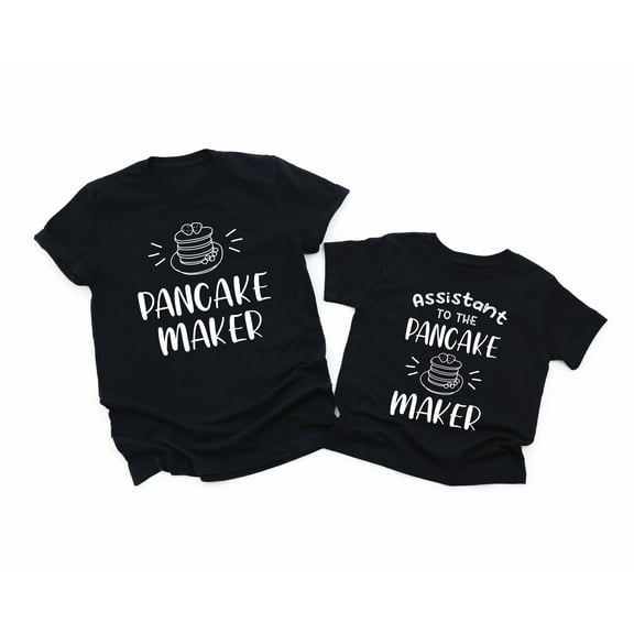 Pancake Maker Men's T-Shirt Breakfast Graphic Tee Assistant to the Pancake Maker Kids Toddler Shirt Youth