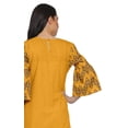 thumbnail image 5 of Moomaya Womens Palazzo Maxi Kurta Set Printed 2 Piece Outfit Dress Ethnic Wear, 5 of 5