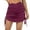Red, variant on Clothing 2025 Women's Shorts Women's Spring/Summer Bikini On Both Sides of The Drawstring Solid Color Wrap Beach Skirt Swim Shorts Female Shorts