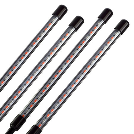 Great Value 4-Head Flexible LED Clamp Grow Light, 20W Selectable Spectrum