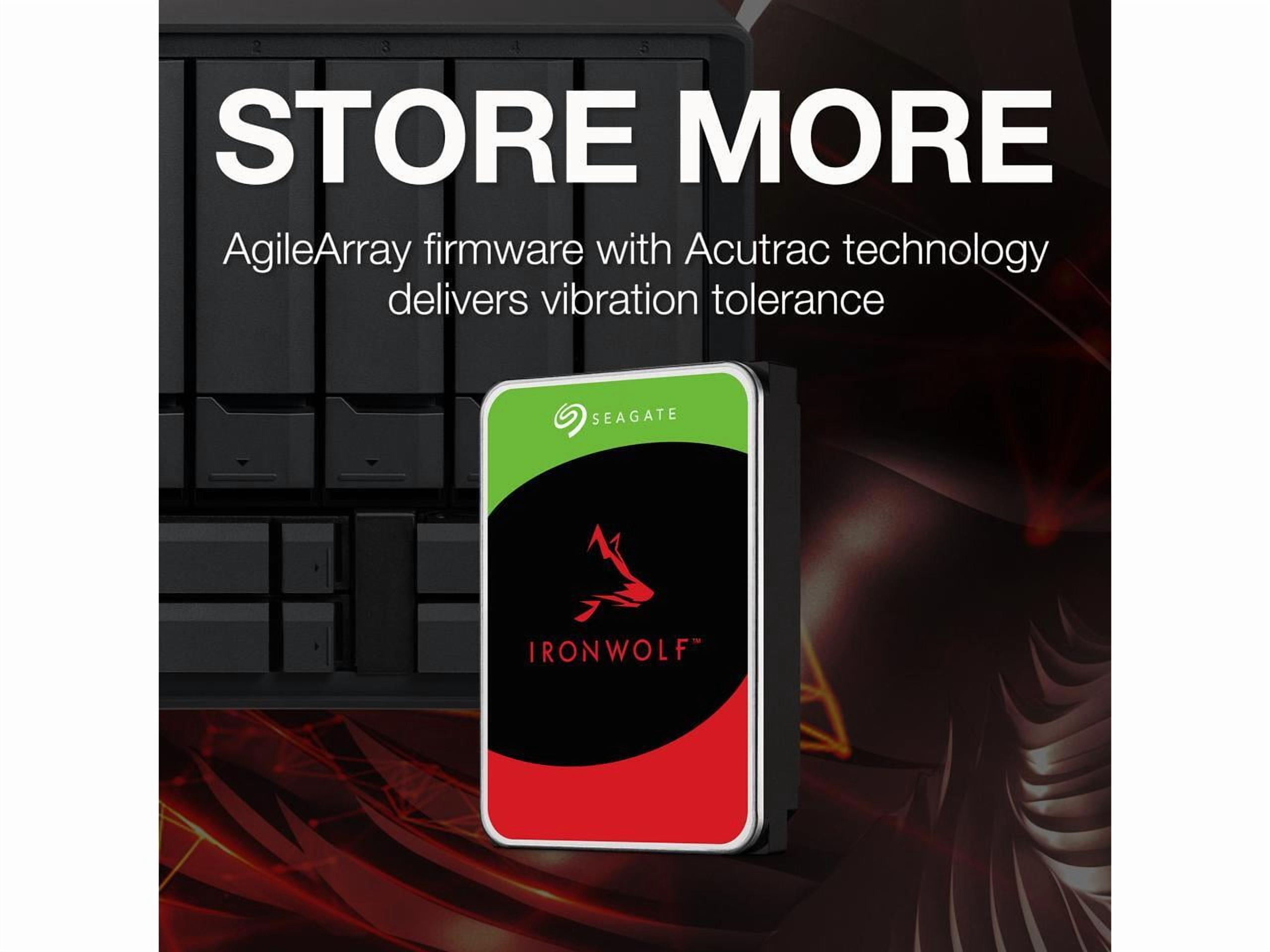Seagate IronWolf ST4000VN006 4TB 5400 RPM 256MB Cache SATA 6.0Gb/s 3.5" Internal Hard Drive