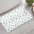 thumbnail image 2 of Pioneer Flower Floral Print Pattern Bathroom Rugs Mat, Non Slip Microfiber Bathroom Rug with Rubber Backing, Soft Mats for Bathroom Floor Tub Shower, 17"x30", 2 of 5